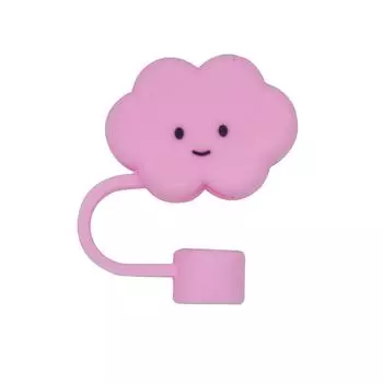 1pcs Cloud Silicone Straw Covers For Stanley Cup Cute Silicone Cloud Shape Drinking Dust Cap Straw Tips Cover Cup Accessories
