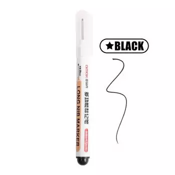 1PCS Deep Hole Long Nib Head Marker Metal Perforating Pen Waterproof Woodworking Decoration Multi-Purpose Deep Hole Marker Pen