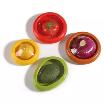 1pcs Kitchen Storage Box Fruit Vegetable Container Fresh Box Avocado Tomato Lemon Onion Fresh-Keeping Crisper Kitchen Gadgets