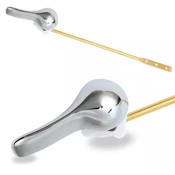 1Pcs Silver Toilet Handle Front Replacement Kit For Front-mount Toilet Tanks