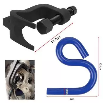 1Set 6007 Lower Control Arm Prying Tool & 25112 Ball Joint Separator Suspension Specialty Bushing Tool Kit for Cars Trucks SUVs чёрный