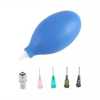1Set Pottery Tools Ceramic Precision Applicator Paint Bottle Squeeze Bottle Ceramic Painting Coloring Polymer Clay Tools синий