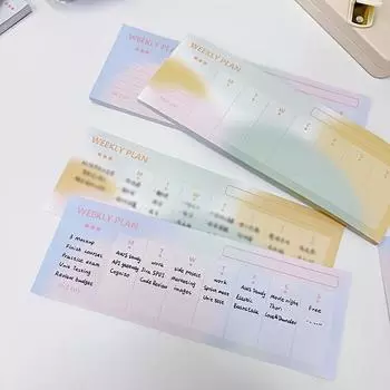 1шт(50sheets) Тетрадь Simple Gradient Learning, студенческий блокнот, материалы для оформления бухгалтерской книги, учебная бумага 120 г, двусторонняя 2pcs