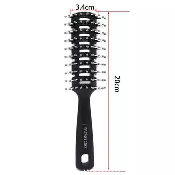 1шт мужская щетка для волос Cer 20*5cm чёрный