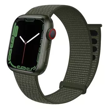 1шт нейлоновый ремешок для Apple Watch Band Ultra 2 49мм 45мм 44мм 42мм регулируемый эластичный браслет 42mm 44mm 45mm 49mm серый