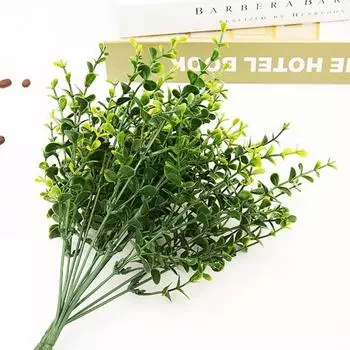 1шт пластиковые поддельные искусственные зеленая трава бонсай ремесло сад домашний офис декор