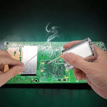 1W-75W беспроводной аккумуляторный паяльник Usb портативный перезаряжаемый паяльник серебряный
