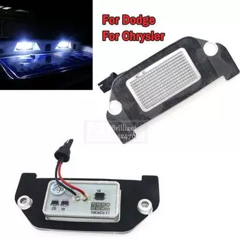 1x/2x 6000K Белый 18-SMD светодиодный номерной знак автомобиля подсветка для Dodge Charger Magnum Challenger Avenger Dart Chrysler 200 300