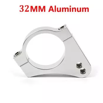 1X 32mm Universal Steering Damper Fork Bracket Reduce Lever Vibration Aluminium