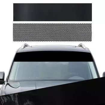 1X Автомобильные солнцезащитные наклейки Fly Eye One Way Vision Mesh Film лобовое стекло автомобиля 3D-дизайн декоративные универсальные автомобильные наклейки