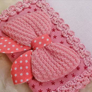 1X Bowknot Lace Remote Control Dustproof Case Cover Bags TV Control Protector AVE S розовый