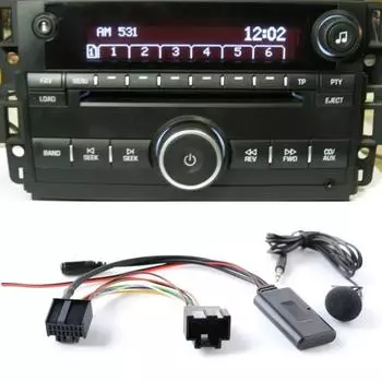 1x для Saab 9-3 9-5 Aux Bluetooth беспроводной музыкальный + микрофонный комплект для звонков 5-12 В BT-совместимый 5.0 версия аудиоприемника автомобильная стереосистема часть CHINA