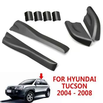 2004-2008 Для Hyundai Tucson Заглушка торца рейлинга багажника на крышу Замена Черный