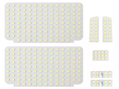200 Series Hiace Grand Cabin Commuter GL Exclusive Design LED Room Lamp Kit Pure White White