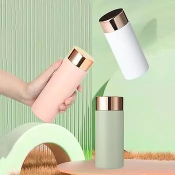 200ml/280ml Mini Stainless Steel 316 Thermos Mug With Filter Fashion Portable Vacuum Flask Coffee Tea Thermal Bottle Tumbler 200ml чёрный