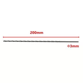 200mm Diameter Drill Bit Extra Long High Speed Steel HSS Drill Bits For Metal Drilling Auger-Twist Drill Bit Set Power Tool