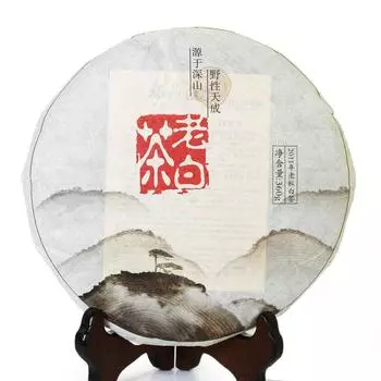 2011 год, 360 г, Remote Mountain Wild, GongMei Tribute, выдержанный торт для бровей, белый чай