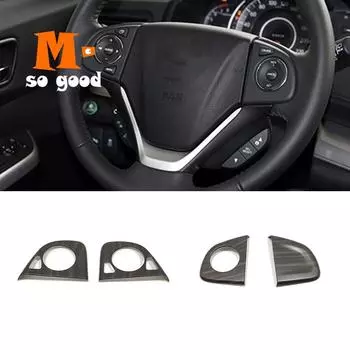 2012 13 14 15 2016 для Honda CRV CR-V персиковое дерево рулевое колесо автомобиля переключатель кнопка панель наклейка крышка отделка стиль аксессуары Cruise control