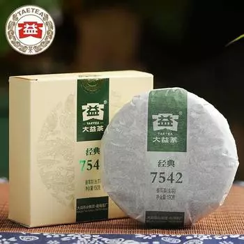 2012/13 Dayi Raw Puer 7542 Китай Мэнхай Пуэр 150 г TAETEA Пуэр Пуэр Чай