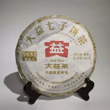 2012 TAETEA 7632 Classic Collection Дайи Пуэр Готовый чай Спелый пуэр 357 г 201
