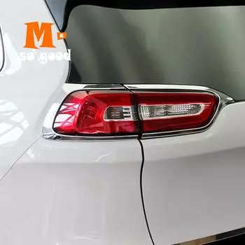2014 2015 2016 2017 2018 для Jeep Cherokee KL автомобиль ABS хромированный задний фонарь задний фонарь крышка отделка наклейки аксессуары 4