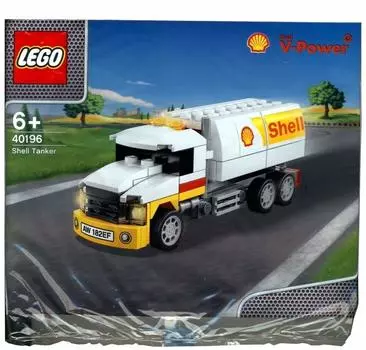 2014 Новая коллекция Lego Shell Shell Tanker 40196 Ограниченная серия, запечатанная LEGO V-power [предмет]