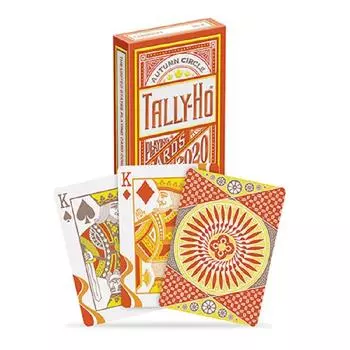 2020 Игральные карты Tally-Ho с осенним кругом назад USPCC Велосипедная колода Карточные игры Волшебные трюки