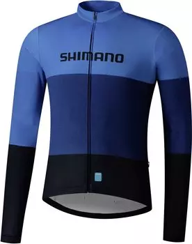 2021 Model SHIMANO Cycling Jersey Vertex Print Jersey BLUE L Recommended (European Size) Height 177-178cm синий