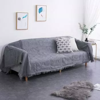 2022 Nordic Home Decor Диван-плед Одеяло Для Покрывала Для Конца Кровати Одеяло Диван-Чехол Декоративное Одеяло Офисное Покрывало Для Сна 90X90cm