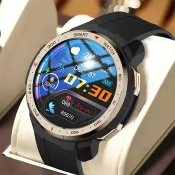 2022 Смарт-часы для мужчин и женщин, Bluetooth, ответ на вызов, 8G, отслеживание сердечного ритма, умные часы для Android iOS серебряный