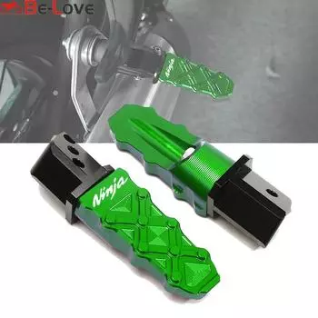 2022 задние подножки, подставки для ног пассажира для мотоцикла KAWASAKI NINJA650 NINJA300 NINJA400 NINJA 250 300 400 зелёный