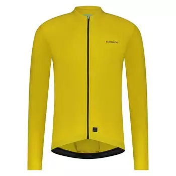 2023 Model Cycling Jersey Element Long Sleeve Jersey Mustard Yellow M Estimated [Shimano] (European Size) Height 172-178cm