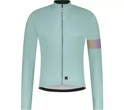 2023 Model Cycling Jersey Vertex Print Jersey Transparent Blue L Estimated [Shimano] (European Size) Height 177-183cm
