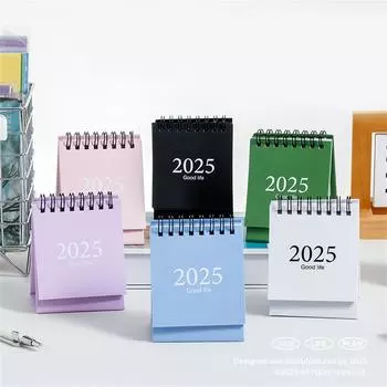 2024-2025 настольные календари настольный календарь английский стоячий ежемесячный календарь ежегодный планировщик школьные канцелярские принадлежности 3