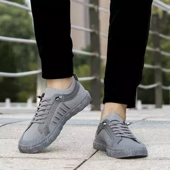 2024 autumn new Guochao board shoes breathable fashion casual shoes men s trend sports shoes 39 чёрный