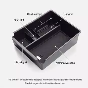 2024 Car Center Console Organizer Box Car Center Armrest Storage Box Organizer Decor Accessories For Hyundai Tucson NX4 Limited