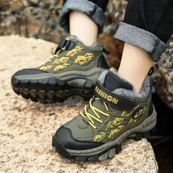 2024 Children s winter thick cotton shoes, sports shoes, hiking shoes 30