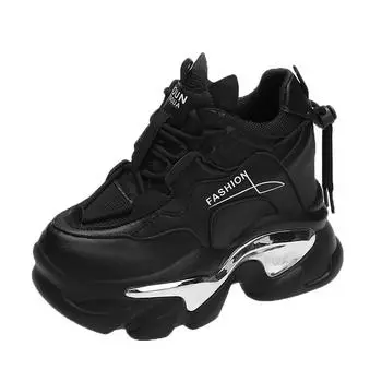 2024 Fashion Flat Platform Sneakers Women Winter Autumn Cow Leather Breathable Cozy Casual Shoes Outdoor Trendy Footwear 35-40 34
