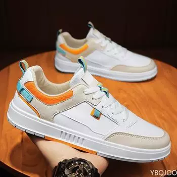 2024 Fashion Men s Sneakers White Sneaker Sport Shoes Casual Flat Shoes High Quality Men Shoe Zapatos Deportivos Size 39-44 39