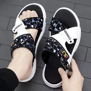 2024 Fashion Slippers For Men High Quality Shoes Soft Sabot Sandals Man Rubber Designer Luxury With 2025 New In Trend Elegant 38