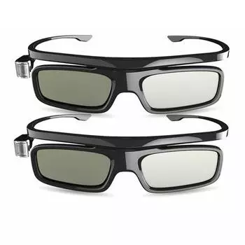2024 Fengmi Smart DLP-LINK затворного типа 3D-очки с USB-кабелем для зарядки для лазерного проектора чёрный