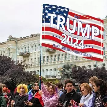 2024 Флаг Keep Great Flag Large Президент США Предвыборная кампания Флаг Президентские выборы