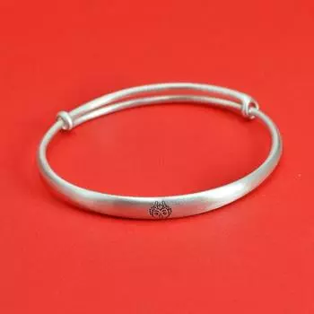 2024 Foot Silver 999 China-Chic s Birthday Zodiac Cute Dragon Браслет из стерлингового серебра Женский новый китайский простой браслет Sweet Forest Adjustable size