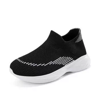 2024 Foreign Trade Flying Weaving Students Children s Casual Sports Shoes Boys and Girls One Pedal Socks Shoes Casual Shoes 27