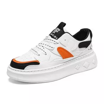 2024 Men s Fashion Versatile Casual Board Shoes Sports Thick Soled High Top Shoes Made in China Factory 40 чёрный