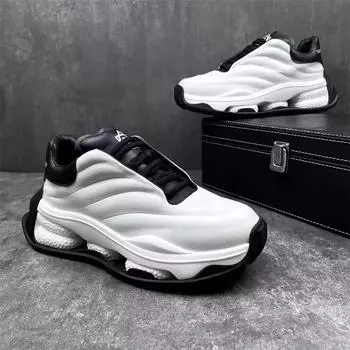 2024 Men s New Soft Sole Elevated Sports Shoes Fashion Versatile Casual Shoes Lightweight Shock Absorbing Running Shoes sneakers 39