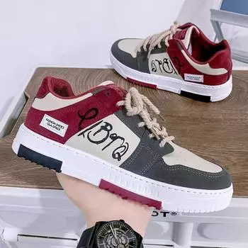 2024 Men s Sneakers Comfortable Casual Shoes Versatile Color Matching Tennis Shoes Men s Travel Shoe New Zapatillas Para Hombres 6.5