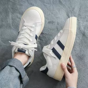 2024 new casual flat men s board shoes with small low-top shoes comfortable breathable increase factory wholesale 37