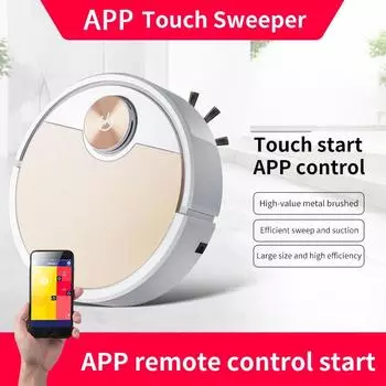 2024 New ES06 APP Wireless Robot Smart Remote Control Vacuum Cleaner Cleaning Machine Sweeping Floor Mop For Home Vacuum Cleaner серебряный