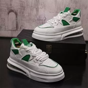 2024 New Leather Shoes Man Spring Autumn Fashion Leisure Trend Men s Shoes Mixed Colors Shoes Comfortable Casual Shoes Male 38